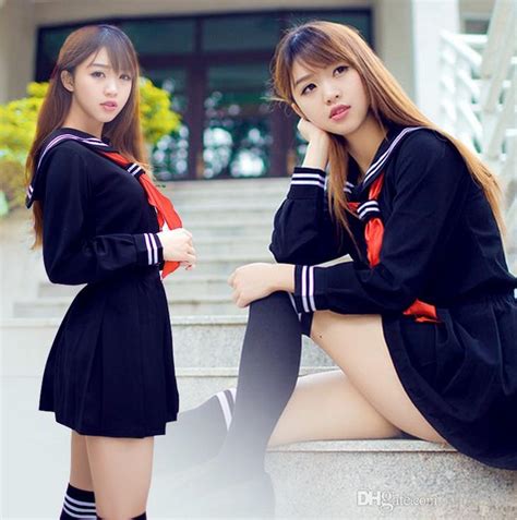 2019 hell girl japanese high school girl sailor uniform