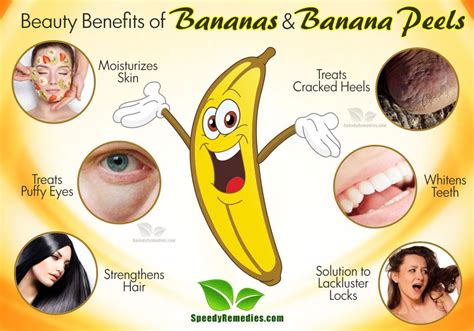 8 Beauty Benefits Of Bananas And Banana Peels Speedy