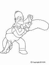 Coloring Homer Simpsons Marge Simpson Pages Dancing Drawing Printable Kleurplaten Drawings Hellokids Paper Comments Supercoloring Getdrawings Fun Kids Choose Board sketch template