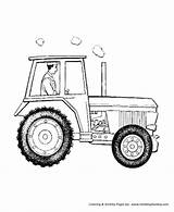Tractor Coloring Pages Farm Printable Drawing Kids John Deere Print Colouring Vehicles Vehicle Farmall Sheets Boys Gif Enclosed Cab Getdrawings sketch template