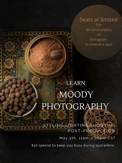 turmeric  spice moody food photography workshop keeping