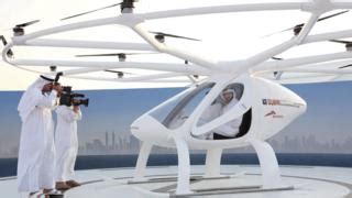 dubai tests drone taxi service bbc news