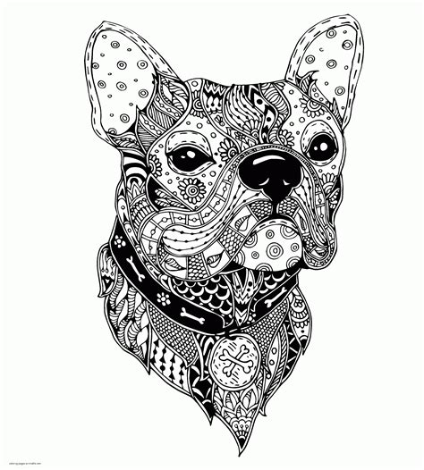 intricate animal coloring pages