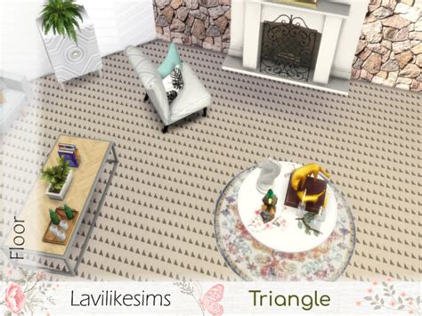 triangle floor  lavilikesims  tsr lana cc finds