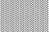 Rope Pattern Braids sketch template