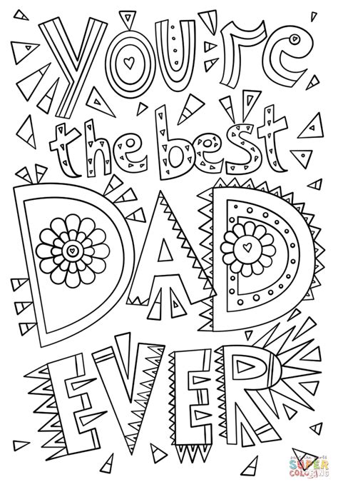 coloring pages  adults   dad
