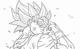 Goku Lineart Desenhos Bye Colorir Dragon Dragonball Desenhar Sacrifice sketch template