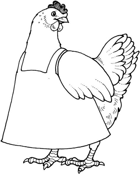 red hen coloring pages coloring home