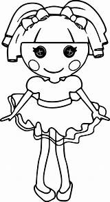 Lalaloopsy Coloring Pages Cartoon Dolls Girls Doll Print Color Wecoloringpage Getcolorings Printable Kids sketch template