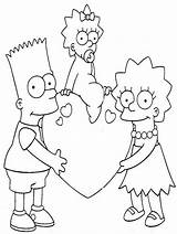 Simpsons Coloring Pages Print Pages10 Para Colorear Febrero Dibujos Comments Library Kids sketch template
