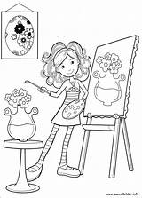 Coloring Pages Girls Kids Book sketch template