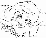 Ariel Duyung Mewarnai Putri Mermaids Tombol Silakan Mendownload Arielle sketch template