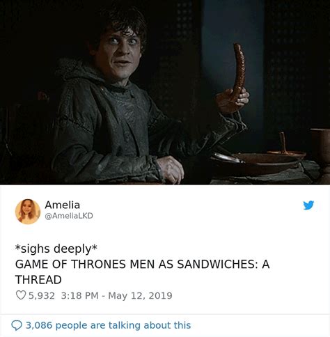 “game Of Thrones Men As Sandwiches” Page 3 Of 4 Success Life Lounge