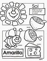 Amarillo Actividades Aula Rocio Olivares Diversas sketch template