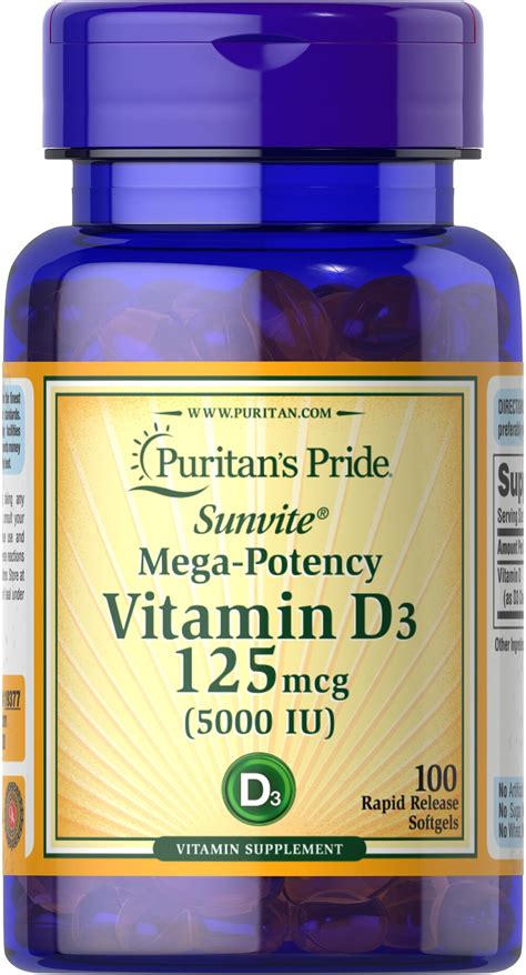 vitamin   iu  softgels  vitamins supplements puritans pride