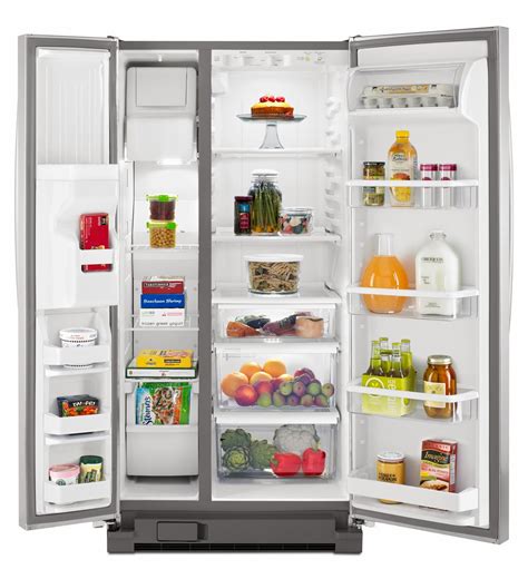 whirlpool refrigerator brand  cubic foot side  side refrigerator