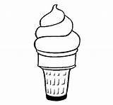 Coloring Cone Yummy sketch template