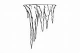 Stalactite sketch template