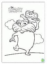Coloring Lorax Pages Dinokids Printable sketch template