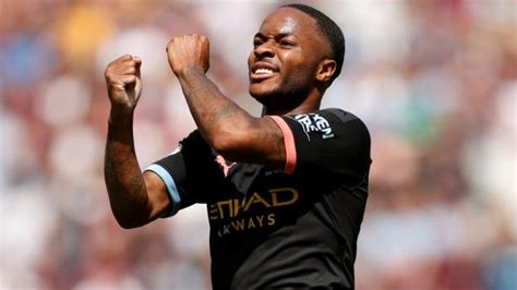 West Ham 0 5 Manchester City Raheem Sterling Gets Hat Trick In Var