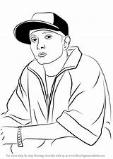 Eminem Drawing Easy Coloring Draw Pages Rappers Cartoon Step Drake Printable Tutorials Color Getcolorings Drawi Print Drawingtutorials101 sketch template