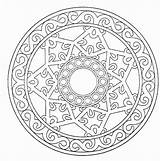 Coloring Pages Mandala Printable Getdrawings Meditation sketch template