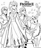 Frozen Coloring Pages Disney Printable Print Book sketch template