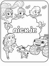 Coloring Nick Jr Pages Shine Shimmer Nickelodeon Drawing Print Games Printable Paw Patrol Color Getdrawings Getcolorings Nickjr Exclusive Davemelillo Fundamentals sketch template