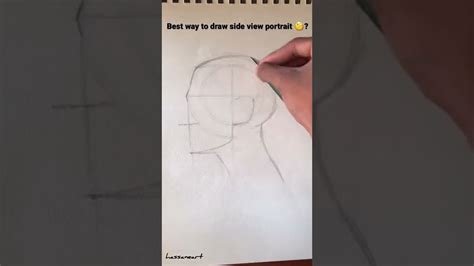 draw head  side view youtube