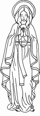 Conception Immaculate Blessed Immacolata Hail Familyholiday Vierge Feast Virgen Fatima Inmaculada Assomption Pintar sketch template
