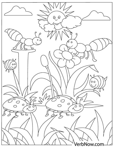 bugs coloring image coloring pages