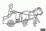 Chariot Roman Coloring Pages Drawing Horses Ancient Drawn Kids Rome Greek Sketch Two Template Horse Colouring Printable Sheets Choose Board sketch template