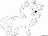 Unicorn Coloring Baby Cute Pages Kids Printable Unicorns Cartoon Print Color Clipart Popular Getcolorings Library sketch template