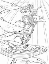 Fenech Selina Sirene Mermaids sketch template