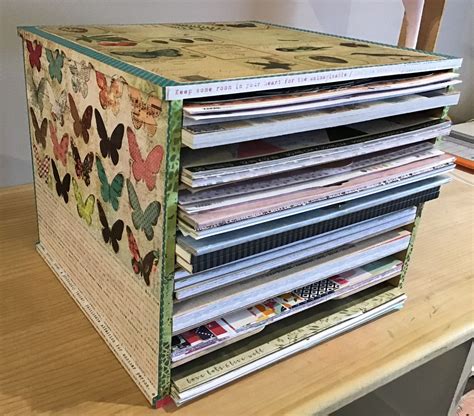scrapbooking  paper storage rack unit ebay
