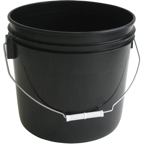 argee  gallon black bucket  pack walmartcom walmartcom