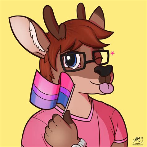 for those who swing both ways happy pride month [oc] furry