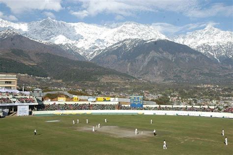 cricket worlds top   picturesque  highest cricket grounds himachal india  ace