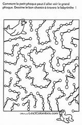Labyrinthe Ligne sketch template