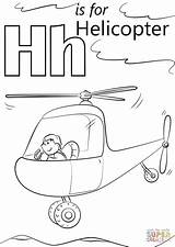 Letra Helicopter Helicopters Supercoloring Birijus sketch template
