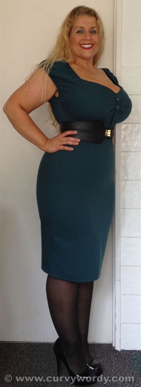 new blog post i review the collectif dolores jersey crepe wiggle dress in teal size 16 xl