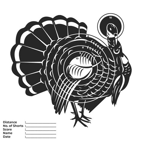 printable turkey targets