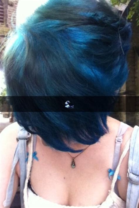short blue hair on tumblr