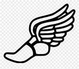 Coloring Foot Track Small Size Large Field Football Clipart Pinclipart Bigfoot Winged sketch template