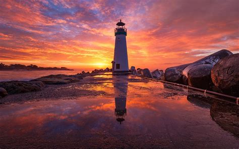 lighthouse  sunsrise p wallpaper hd nature  wallpapers images