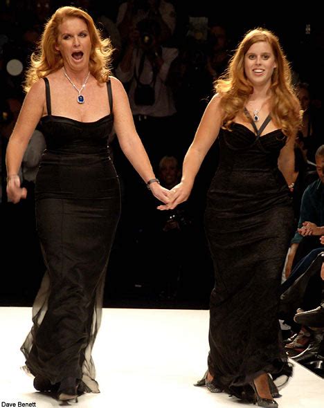 Fergie And Bea Stepping Gingerly Along The Catwalk Daily Mail Online