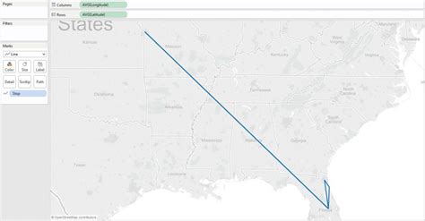 tableau    map  sequential path evolytics