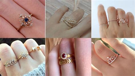engagement stylish simple gold ring design