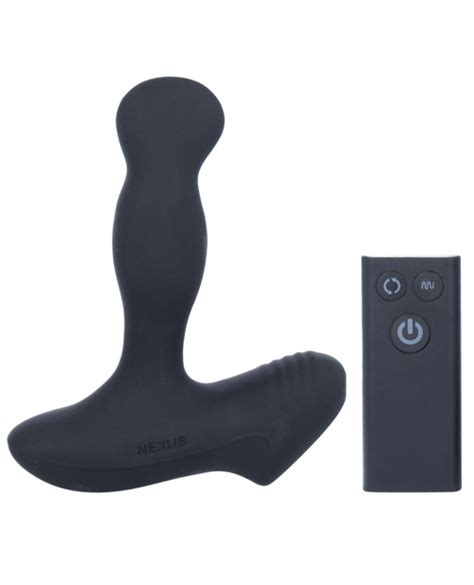 Nexus Revo Slim Rotating Prostate Massager Black Where Exploration
