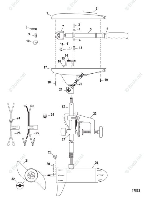 motorguide trolling motor motorguide thruster series oem parts diagram  complete trolling